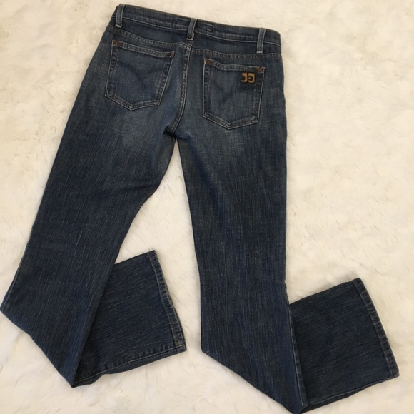 Joe's Jeans Dark Boot Cut Mid Rise Sz 27 - Picture 4 of 7